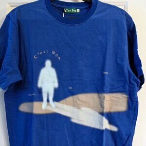 Cest Bon Shadow T-shirt in Blue